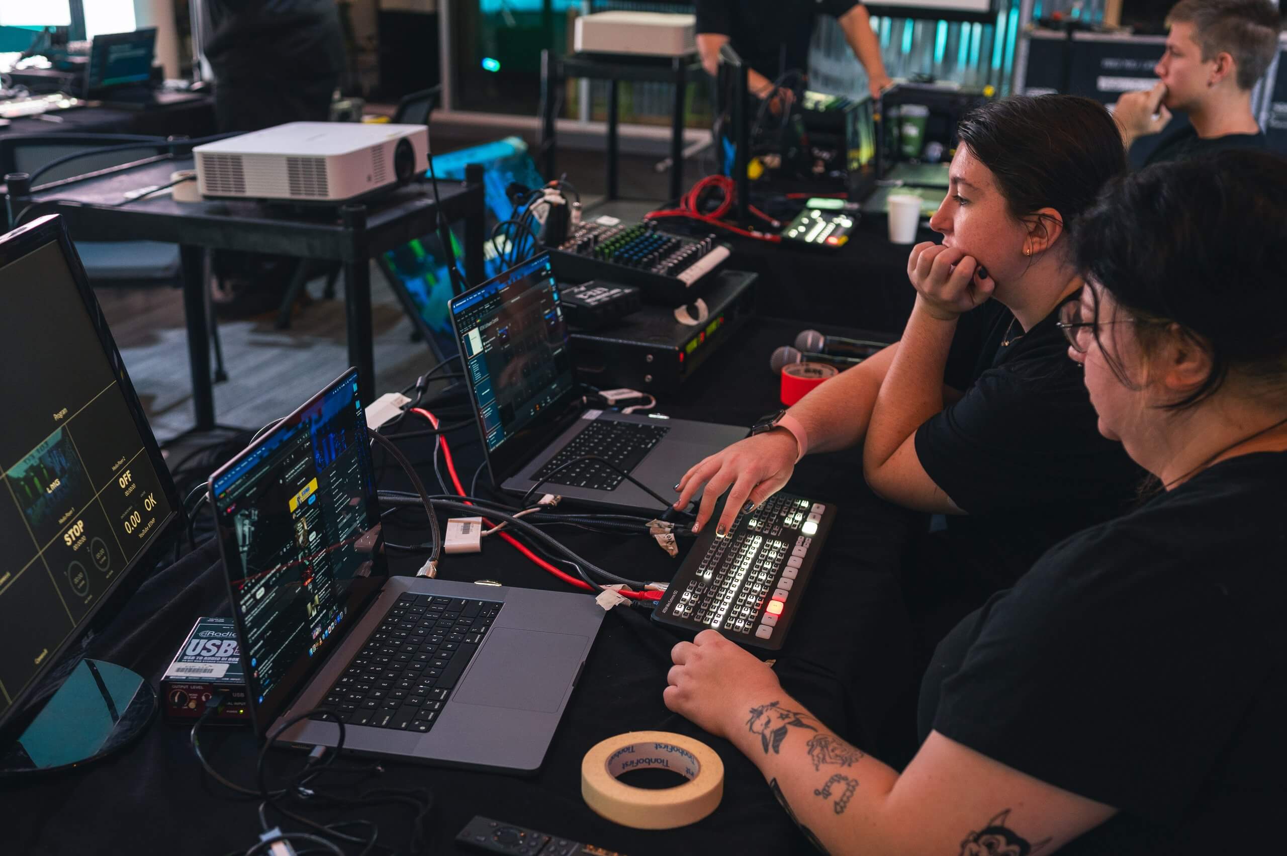 Hands-on Training in a Real Event Environment